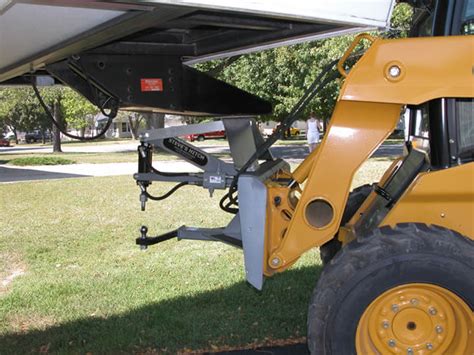 mini skid steer hitch attachment|skid steer fifth wheel attachment.